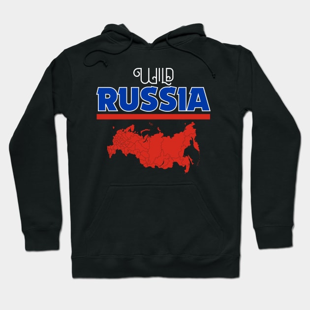 Wild Russia Pride Hoodie by CTShirts